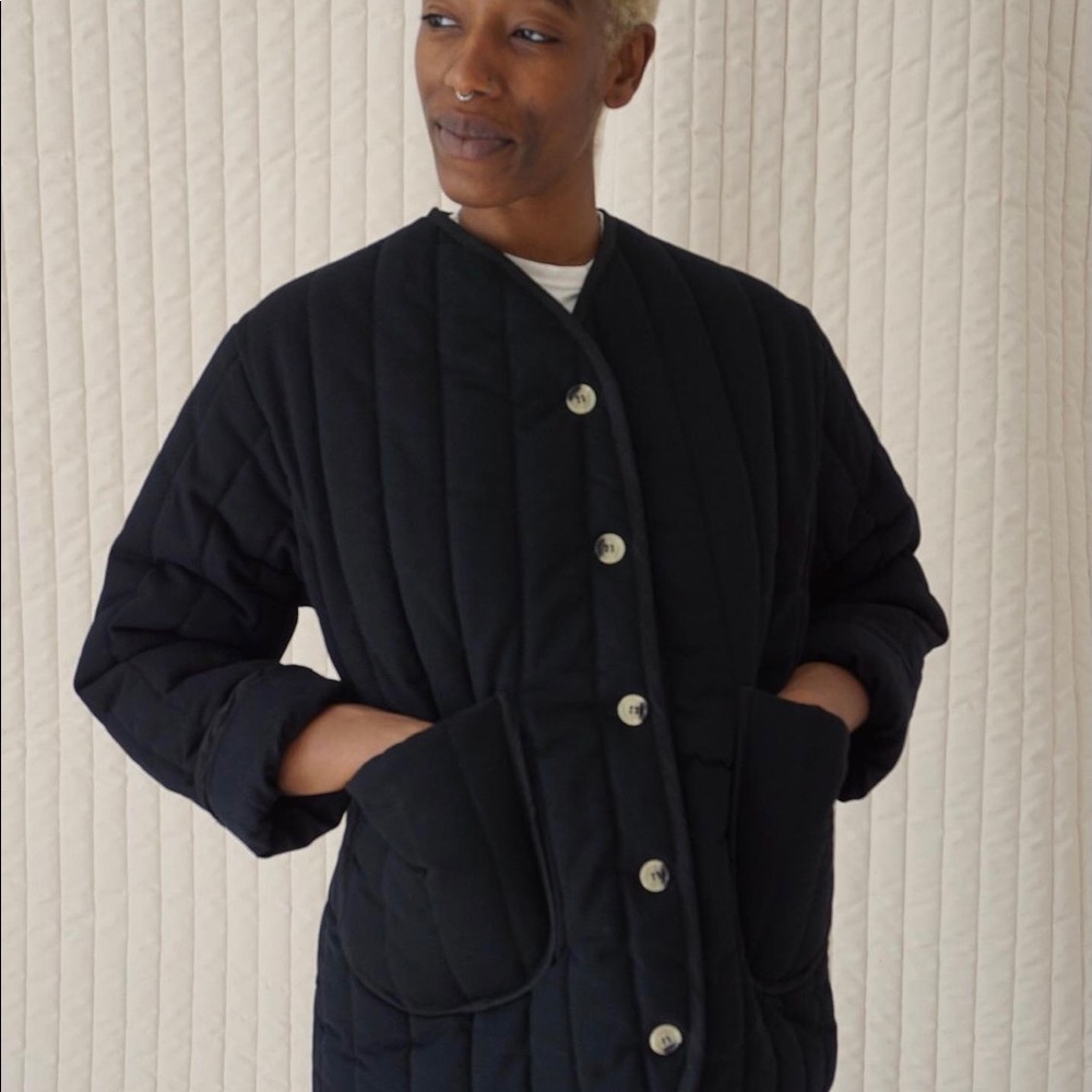 Textilehaus quilted jacket black